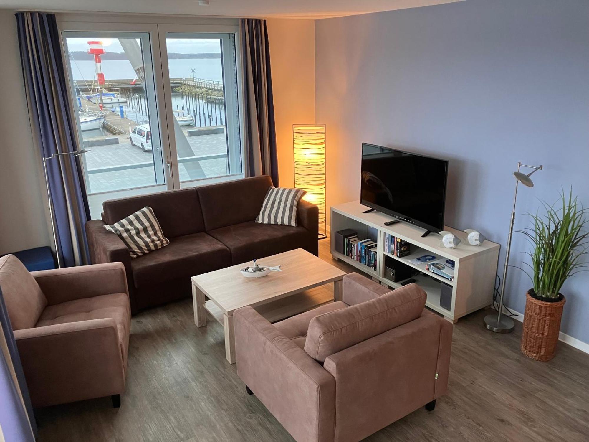 Apartment 10 - "Borbyblick" - Blickrichtung Hafen Und Offene See Eckernförde Extérieur photo
